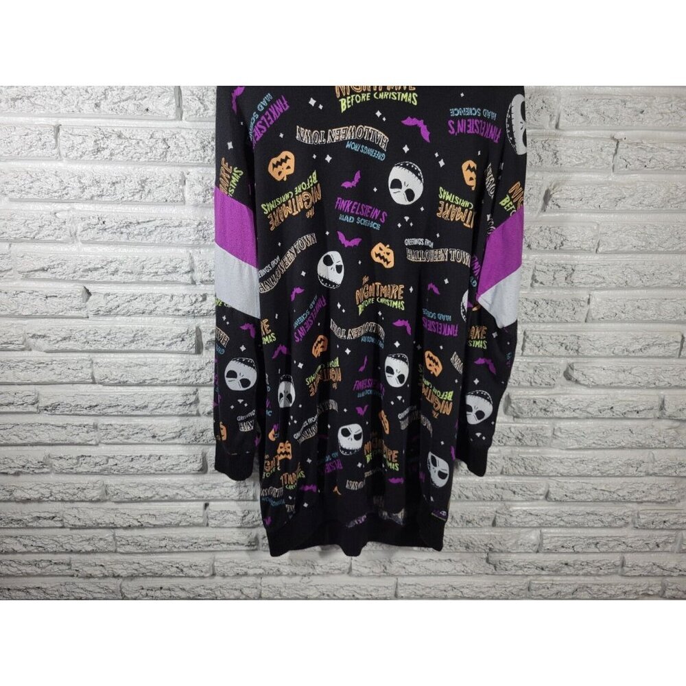 Disney Nightmare Before Christmas Jack Skellington Pajama Top XL 16-18 NOV241XE - Picture 4 of 10
